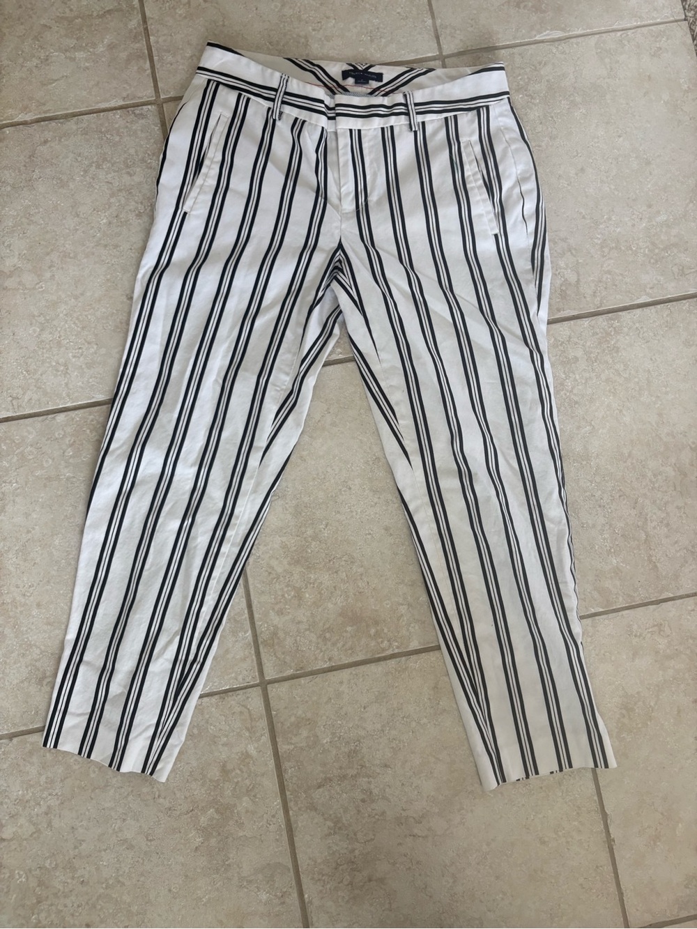 Tommy Hilfiger Waverly stretched slim stripe capri pants